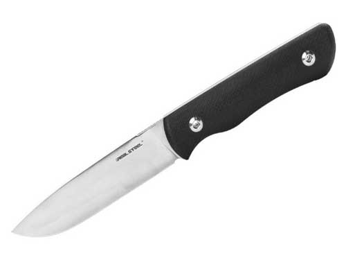 veitsien hiomistyypit - Real Steel Bushcraft Plus konveksi hionta - knifestock